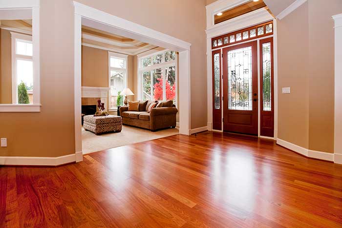 hardwood floors in luxury house